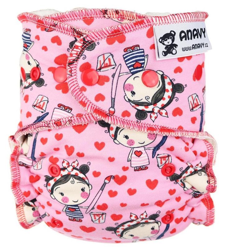 Anavy formsydd bambus tøybleie One Size -KN ROSA