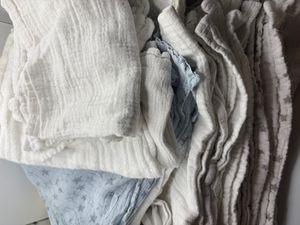 Hovedbilde Brettebleie 15 stk ymse 70 x70 cm musselin/gas ...